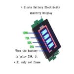 1S To 8S 18650 Lithium Battery meter