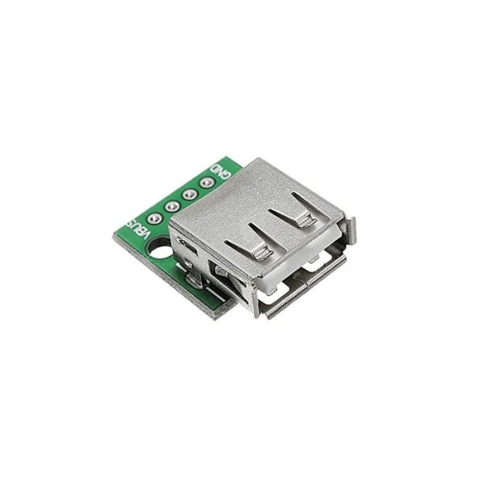 USB Female to 2.54mm Breakout Board with Direct 4P Adapter Board - Image 3