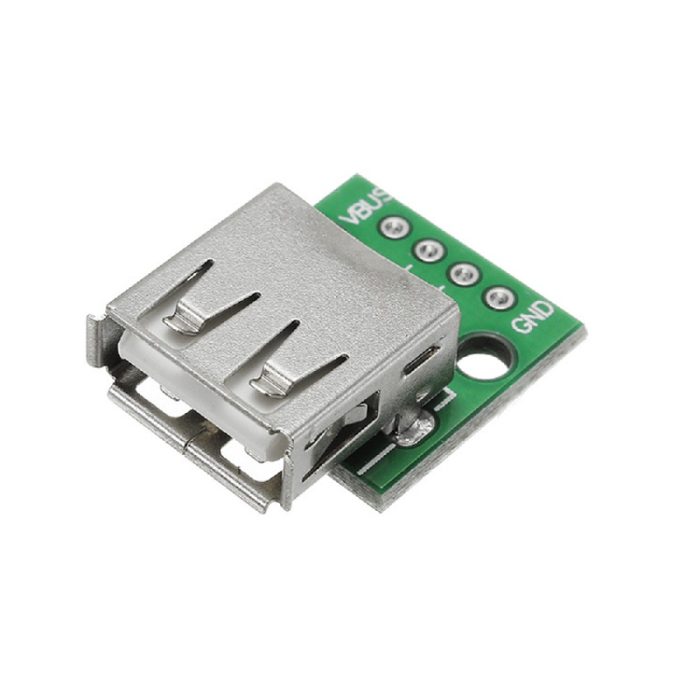 USB Female to 2.54mm Breakout Board with Direct 4P Adapter Board - Image 2