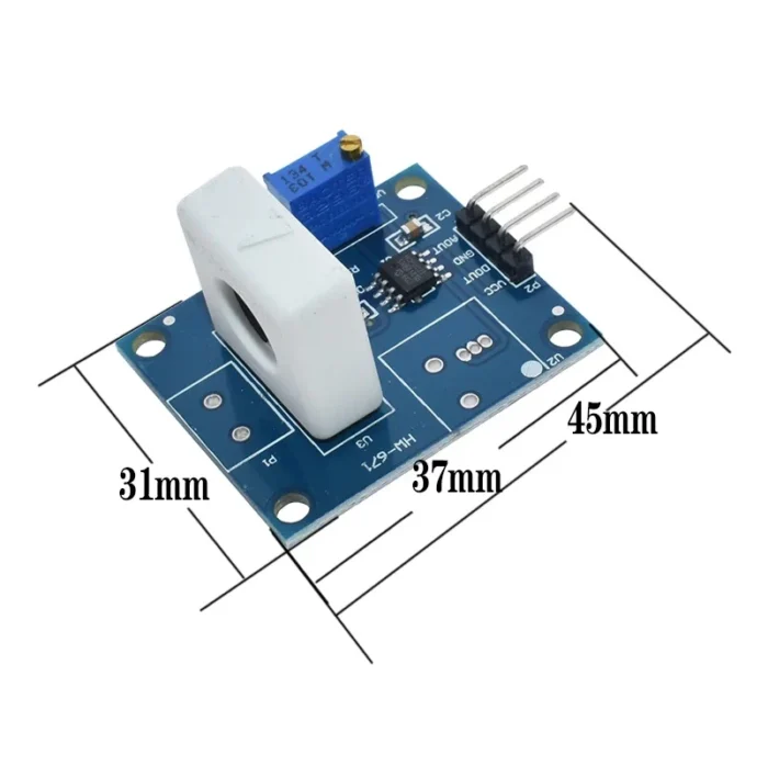WCS1700 Hall Current Sensor with Over Current Protection - Image 2