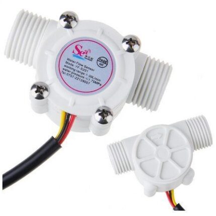 1/2 inch Water Flow Sensor – YF-S201 with 1-30Liter/min Flow Rate