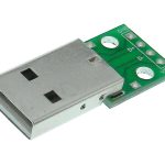 USB Type A Breakout Board – Male