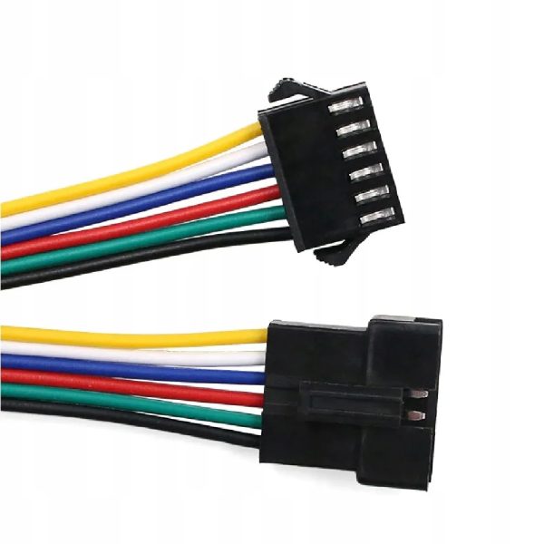 ST SM 6 Pin Plug Male and Female Connector