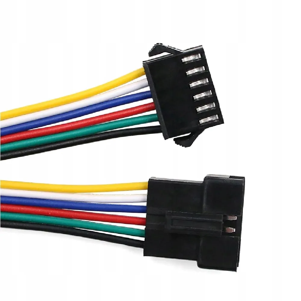 ST SM 6 Pin Plug Male and Female Connector
