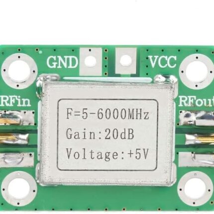 SPF5189 LNA 50-4000MHz/5-6000mhz RF Low Noise Broadband Signal Amplifier 0.6dB/20dB Gain RF Signal Receiver Module Shield Board (6000MHz)