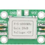 SPF5189 LNA 50-4000MHz/5-6000mhz RF Low Noise Broadband Signal Amplifier 0.6dB/20dB Gain RF Signal Receiver Module Shield Board (6000MHz)