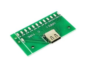 USB 3.1 Female Socket Type C Connector 24 Pins Breakout PCB Board - Image 4