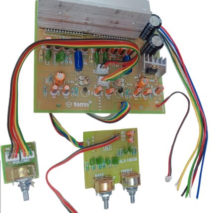 4440 IC 1600 Watt Car Amplifier Board with Bass Treble and Volume Kit