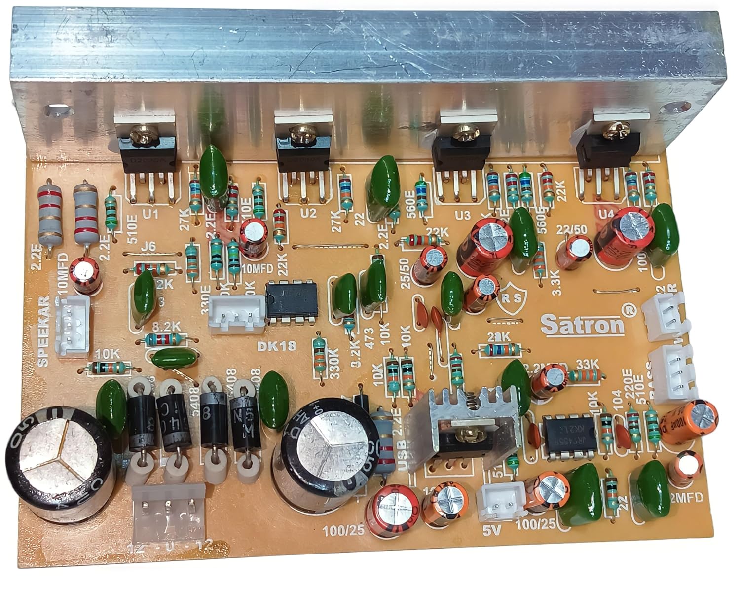 TDA2030 4 TR 4.1 Home theater 80 watt audio amplifier circuit board