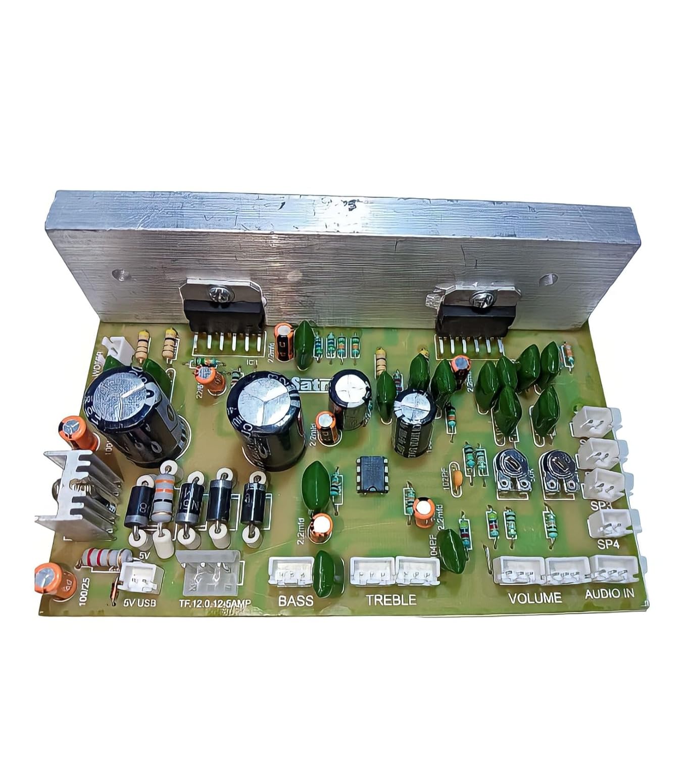 TDA7265 based high power 100watt Audio amplifier circuit board