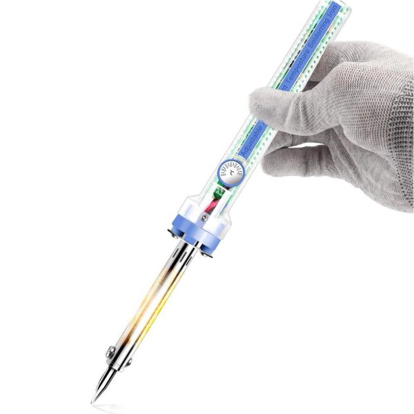 Adjustable Temperature Transparent Electric Soldering Iron
