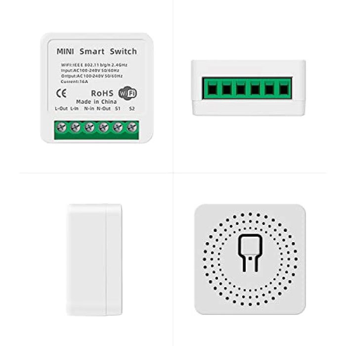 Smart Wireless WIFI 16A Switch Work with Alexa , Smart life app, Google home and IFTTT - Image 2