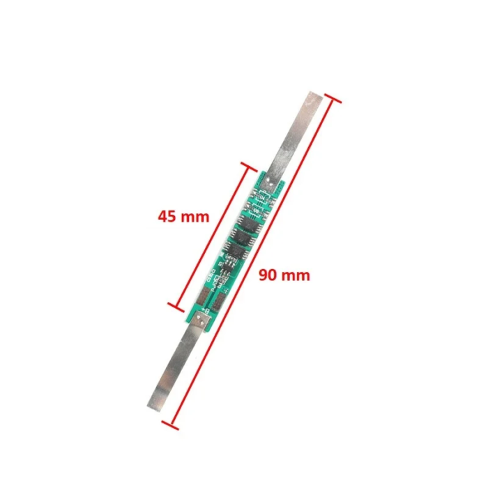 1S 3.7V 4.5A 3MOS BMS Li-ion 18650 Battery Protection Board - Image 2