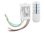 4 Way ON/OFF Digital RF Remote Control Wireless Switch