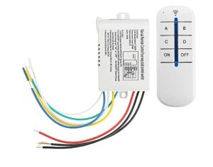 4 Way ON/OFF Digital RF Remote Control Wireless Switch