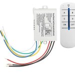 4 Way ON/OFF Digital RF Remote Control Wireless Switch