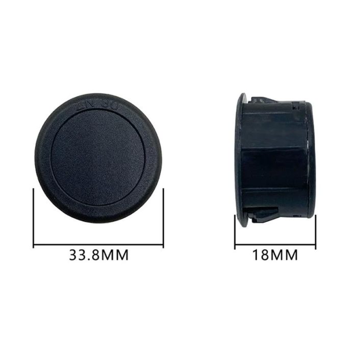 Circular Two-Wire Voltmeter DC 5-100V Round LED Display - Image 4