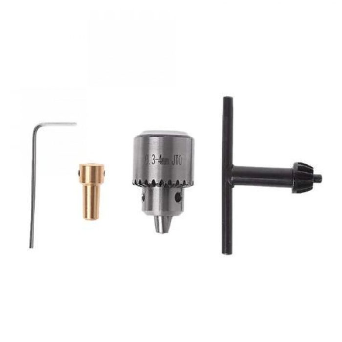 Mini Electric Drill Chuck 0.3-4mm JTO Taper Mounted Lathe PCB Drill Press for Motor Shaft Connecting Rod - Image 2