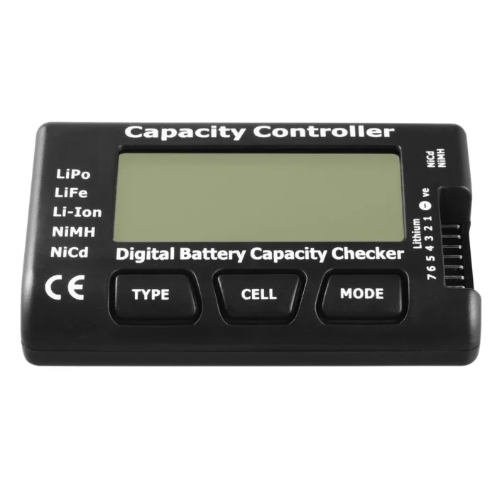 Digital Battery Capacity Checker for LiPo LiFe Li-ion Nicd NiMH