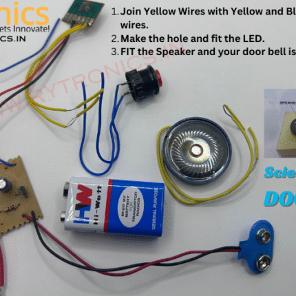 Complete Kit: Includes all necessary components – wires, battery, buzzer, switches, and more – for easy assembly.