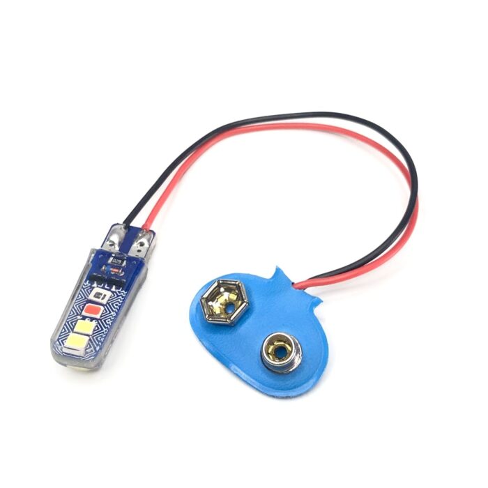 9V Auto RGB Flasher with Battery Cap – Ready to Use!