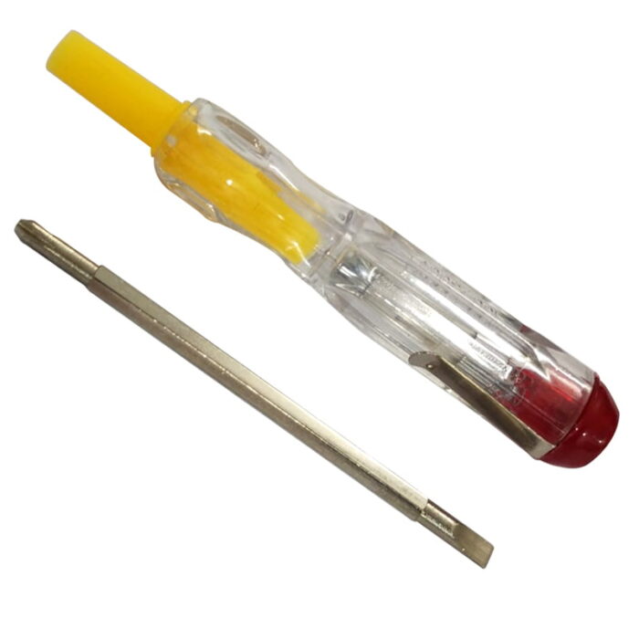 t has two tips Tips can be used as a screw driver It has three main features Can be used both as a tester and as a screw driver It is used to test the voltage and the current