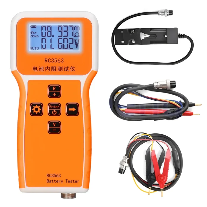 RC3563 Battery Internal Resistance Tester 200Ω 100V 3-Digit Lead Acid Lithium Battery Tester True 4-Wire Auto Batter