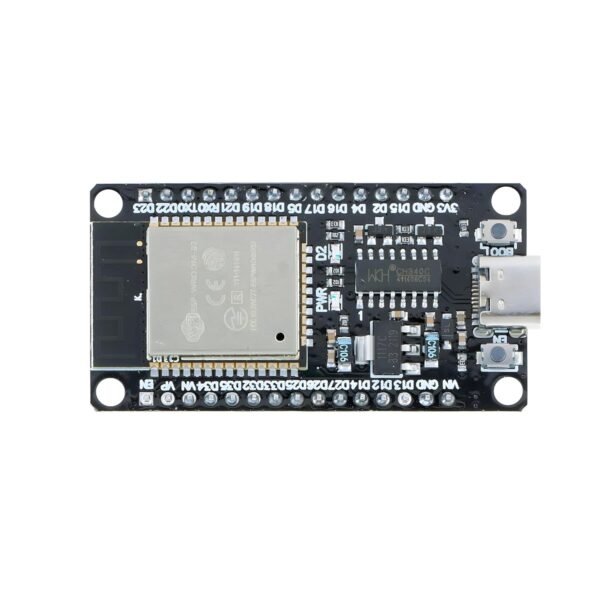 ESP32 WROOM-32 C Type CH340 USB Dual Core WiFi + Bluetooth (30 Pins)