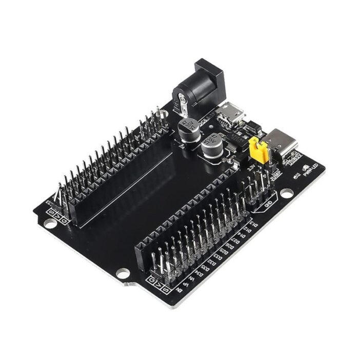 The 30Pin ESP32 Expansion Board is a versatile accessory designed to enhance the capabilities of ESP32, ESP-32, and ESP-32S development boards. With its innovative features and dual-interface design, this expansion board provides a convenient and flexible solution for developers and enthusiasts working on ESP32-based projects. Features: Dual Interface Design 30-Pin Connector Enhanced Connectivity Expansion Capabilities Robust Build Quality User-Friendly Design Open-Source Compatibility Package Includes: 1 x 30Pin ESP32 Expansion Board with Type-C USB and Micro USB Dual Interface for ESP32 ESP-32 ESP-32S Development Board