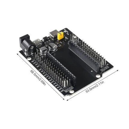 The 30Pin ESP32 Expansion Board is a versatile accessory designed to enhance the capabilities of ESP32, ESP-32, and ESP-32S development boards. With its innovative features and dual-interface design, this expansion board provides a convenient and flexible solution for developers and enthusiasts working on ESP32-based projects. Features: Dual Interface Design 30-Pin Connector Enhanced Connectivity Expansion Capabilities Robust Build Quality User-Friendly Design Open-Source Compatibility Package Includes: 1 x 30Pin ESP32 Expansion Board with Type-C USB and Micro USB Dual Interface for ESP32 ESP-32 ESP-32S Development Board