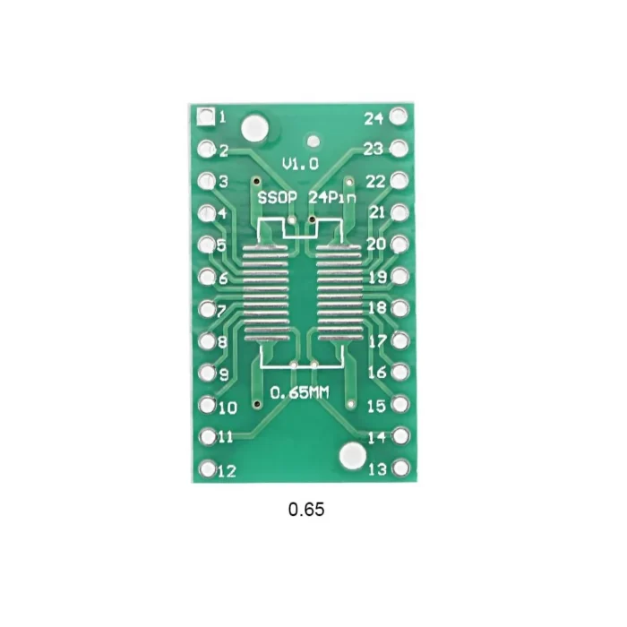 SOP24 TSSOP24 SSOP24 SMD to DIP24 PCB Adapter Board - Image 2