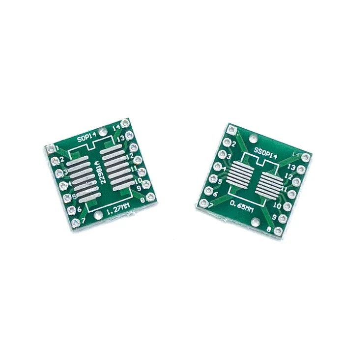 SSOP14 0.65 and 1.27mm pitch adapter board