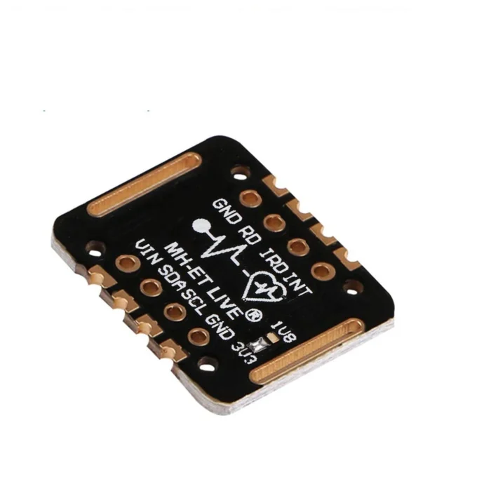 MAX30102 Heart Rate and Pulse Oximeter Sensor Module (Black) - Image 3