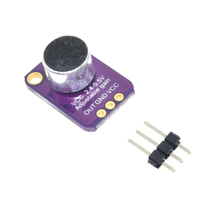 MAX4466 Electret Microphone Amplifier with Adjustable Gain Module MAX4466 Electret Microphone Amplifier with Adjustable Gain Module - Image 1