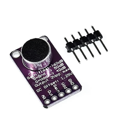 MAX9814 High-Performance Microphone AGC Amplifier Module CMA- 4544PF