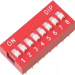 8 individual ON/OFF switches in one package Compact DIP package design Standard 2.54mm PCB pin spacing