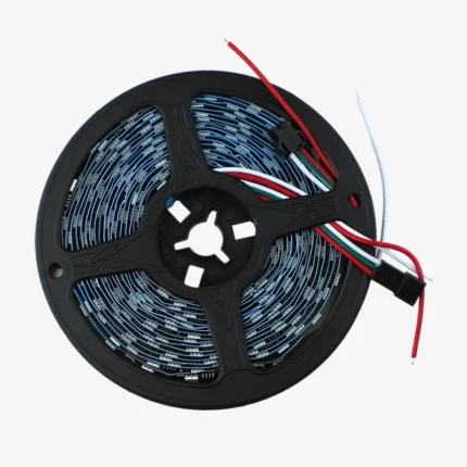 Buy WS2812B 5V Addressable RGB LED Strip, 60 LEDs/m, 5 meters and 300 individually controllable LEDs. IP20 indoor LED strip for Arduino, ESP32, IoT, robotics, gaming, decoration and DIY projects.